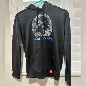 Adobe Adidas hoodie, black, small